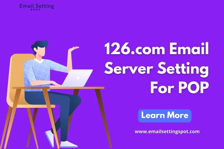 126.com email server settings pop