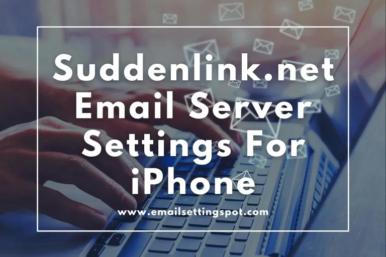 suddenlink.net email Settings for iPhone