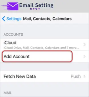 email setting step 4