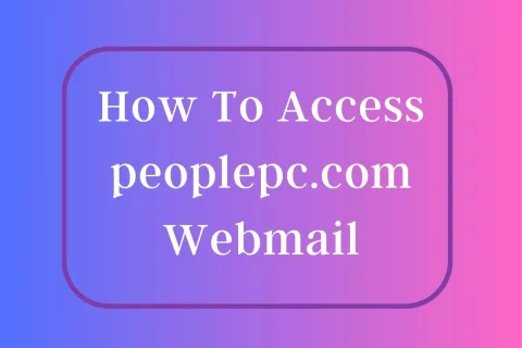 PeoplePC Webmail login
