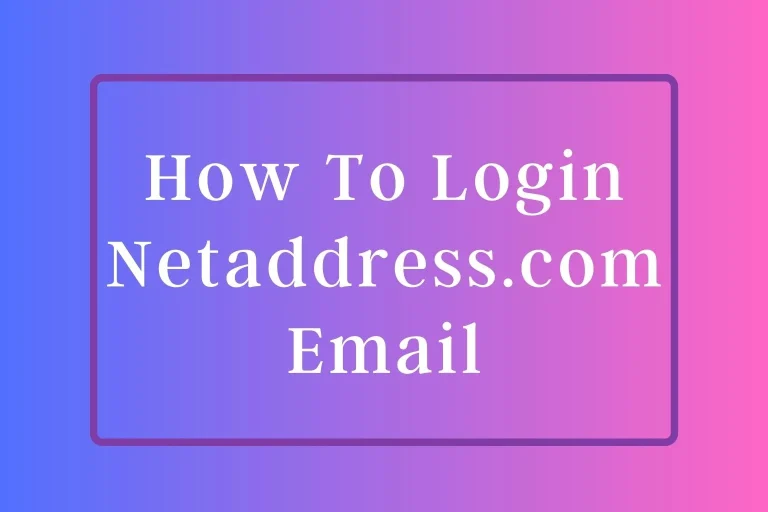 NetAddress Email Login
