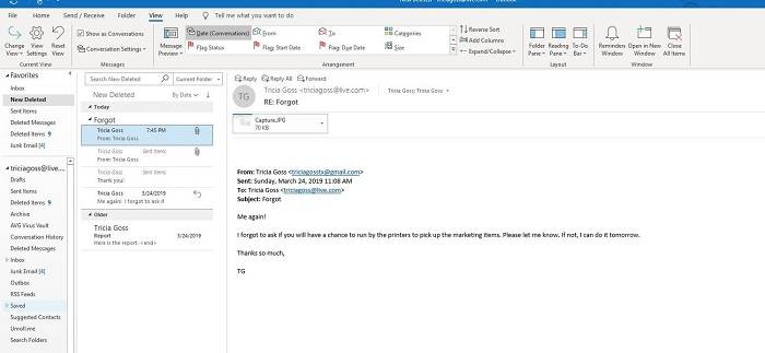 Delving Deeper into Outlook Email Views