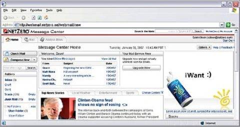 NetZero Message Center