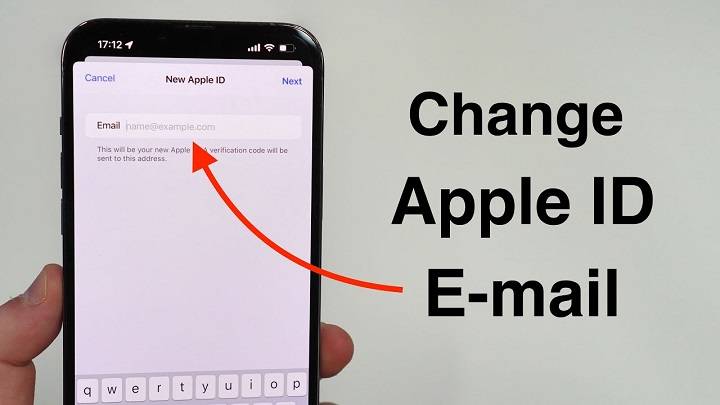 how to change icloud email