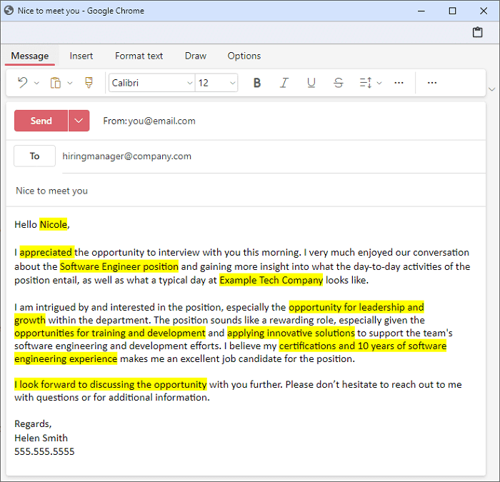 job interview thank you emaildfg