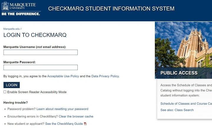 marquette email