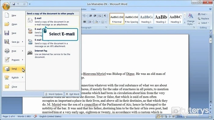 Best Practices for Emailing Word Documents 1