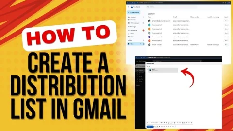 how to make a distribution list in gmail 1