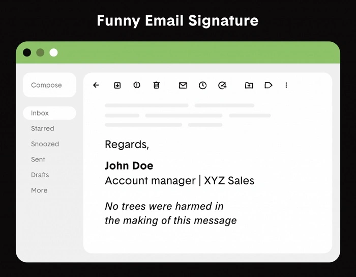 How to Make Your Own Unhinged Email Sign Off