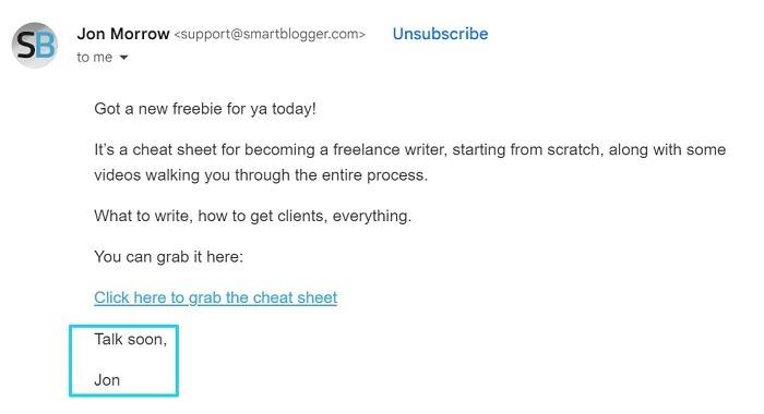 What Are Unhinged Email Sign Offs