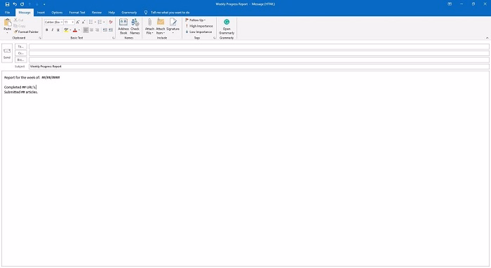 What Is an Email Template in Outlook