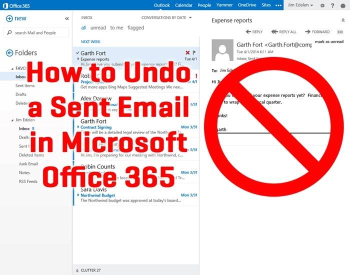 When Can You Recall an Email in Outlook