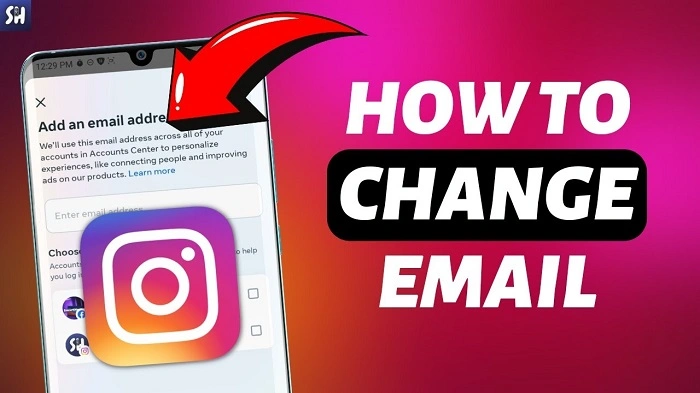 how to change instagram emaildggry