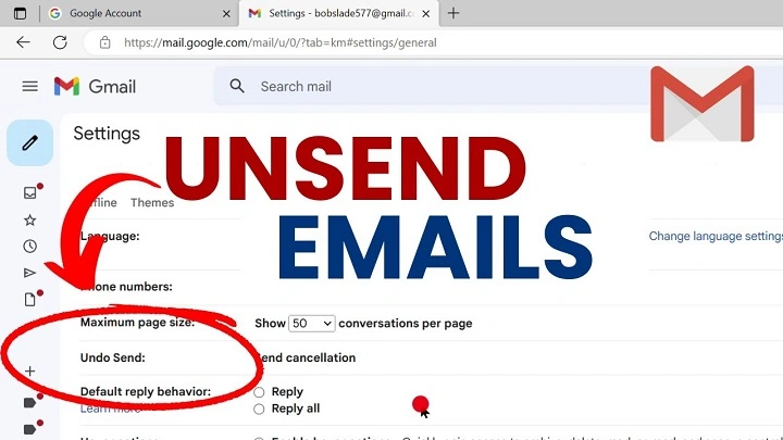how to delete an email you sentdf