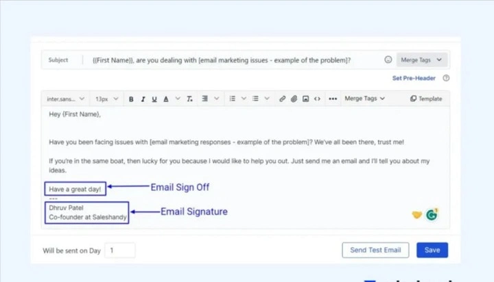 unhinged email sign offs