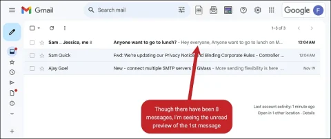 stop gmail from grouping emails