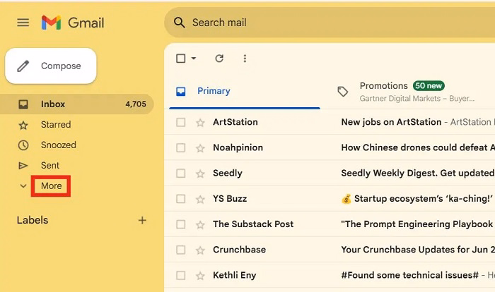 The reason why to move emails to folders in Gmail