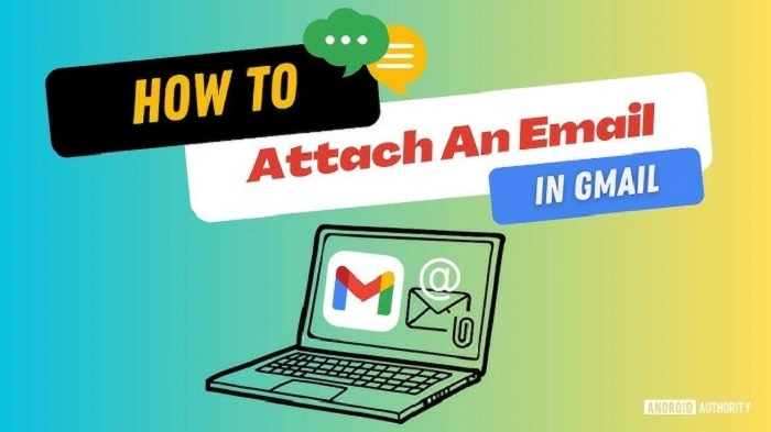 The relevance of attaching emails in Gmail.ddff