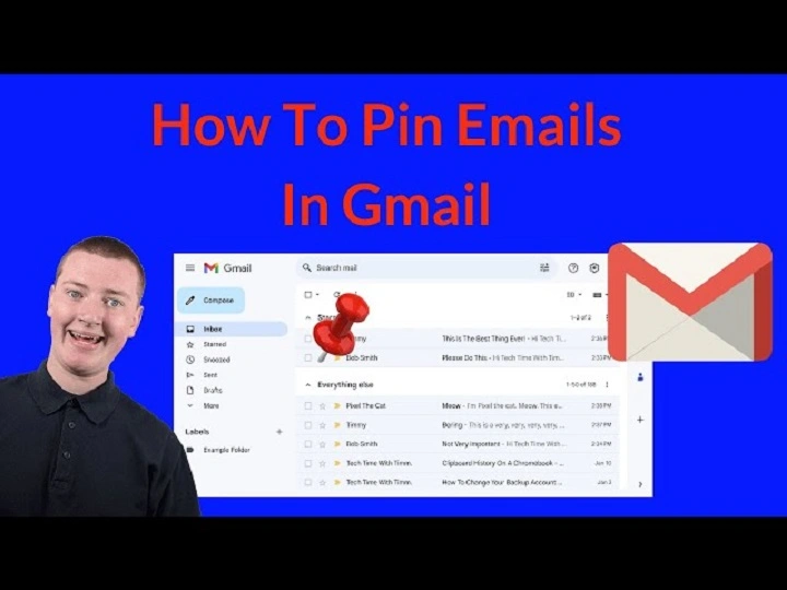 can you pin emails in gmail