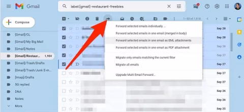 how to forward gmail