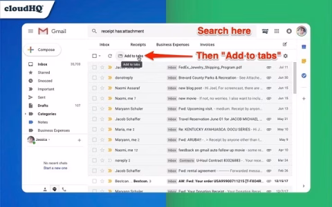 how to tab in gmail