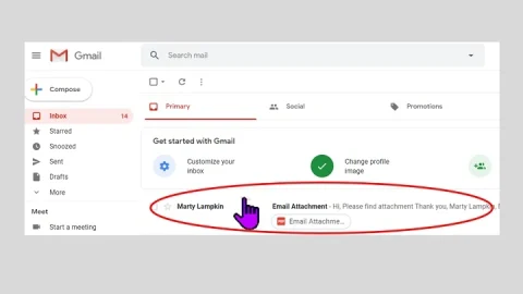 how to view attachments in gmail
