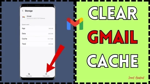 clear gmail cache