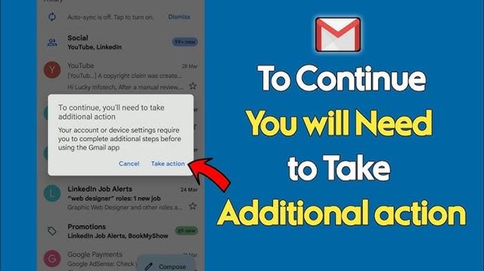 gmail performs automatic actions such as