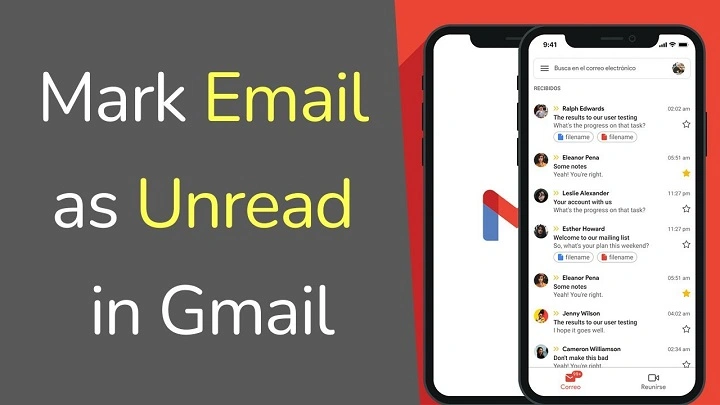 how to mark gmail as unread