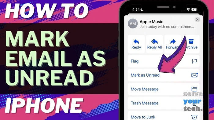 how to mark gmail as unreadft