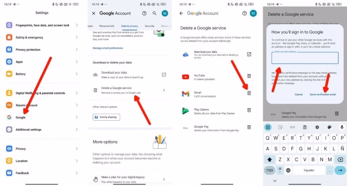 Remove Gmail Account From Google Account Dashboard Complete Removal