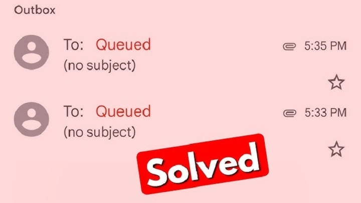 queued email