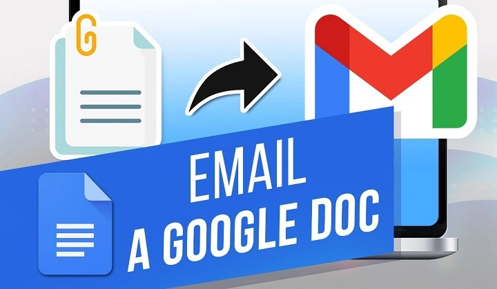 how to attach a google doc to an email