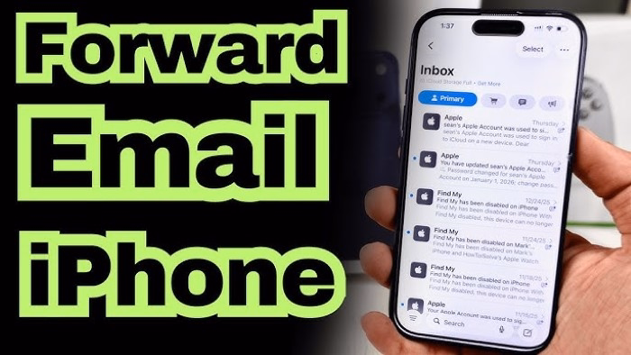 How to Forward an Email From iPhone