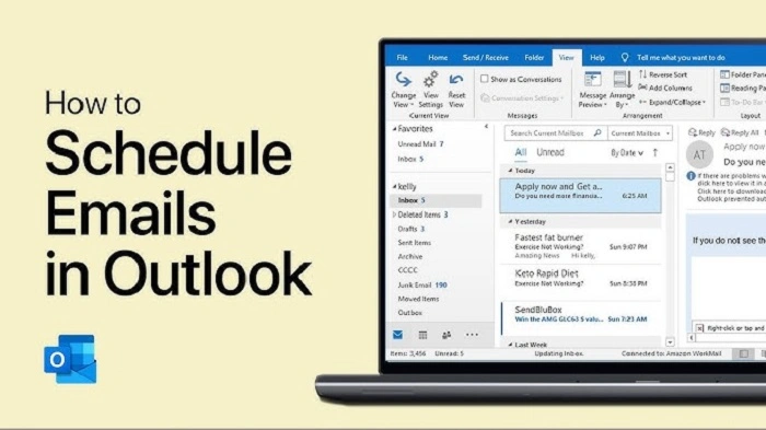 Schedule an Email in Outlook Desktop Windows