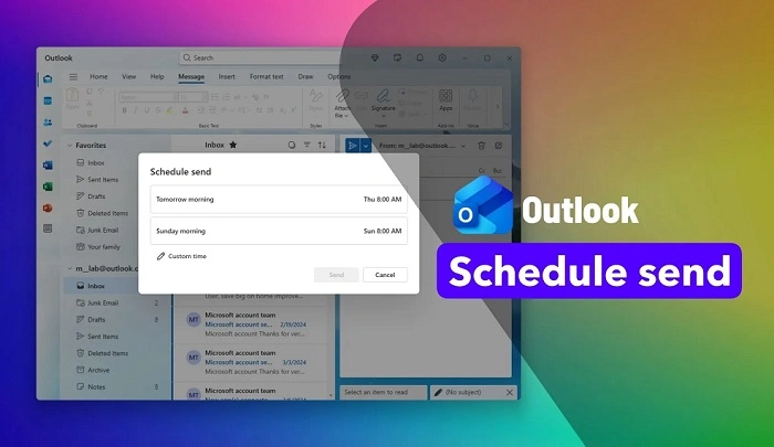 Why Scheduling an Email in Outlook Helps So Much