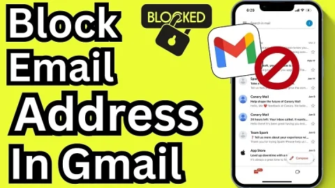 how to block an email address