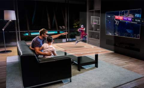 Courtside in Your Living Room