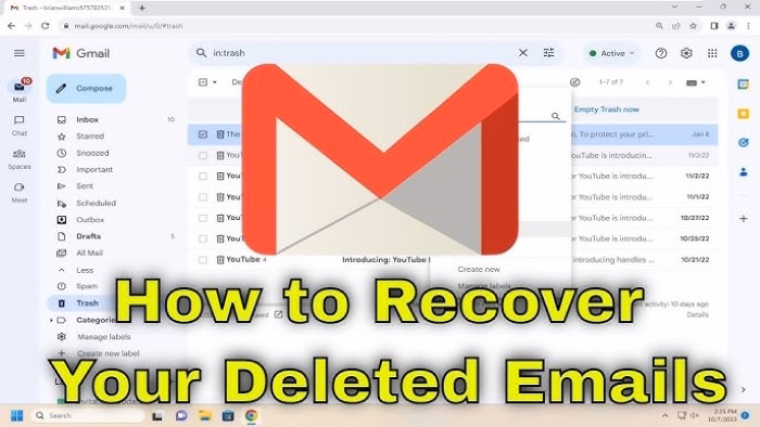 Can You Recover Deleted Emails