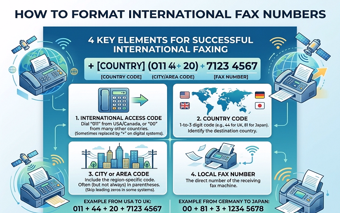 How to Format International Fax Numbers