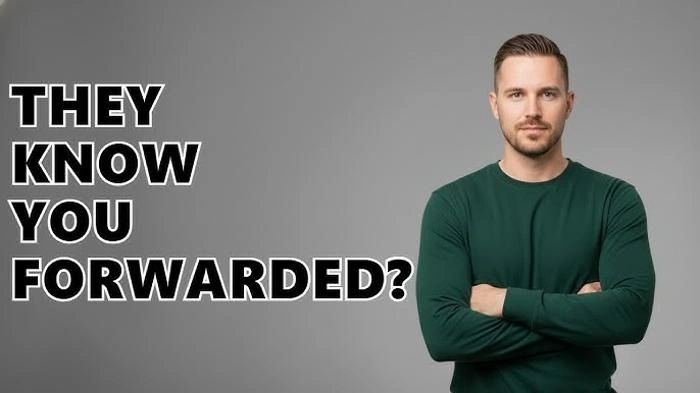 can people see if you forward an email