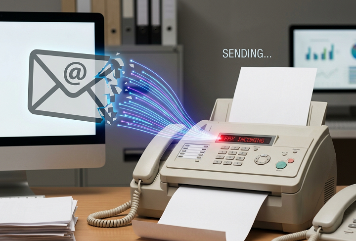 can you email to a fax number