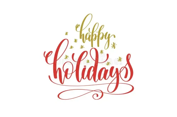 happy holidays email signature