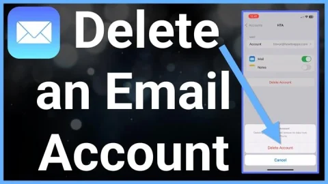 how to delete an email address