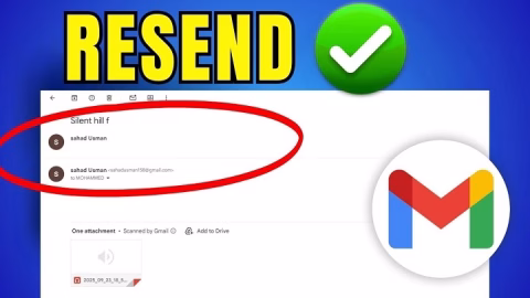 how to resend an email 1
