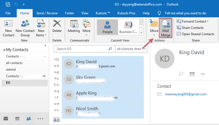 how to send the same email to multiple recipients separately